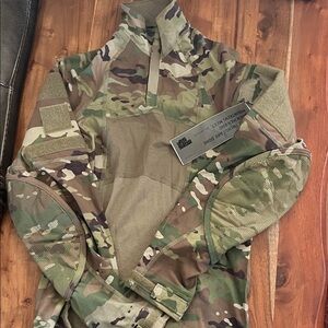 Mas Sif Camouflage Tactical Half Zip NWT